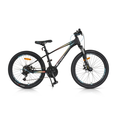 Детски велосипед със скорости Byox - Аlloy Clasher 24“, Черен