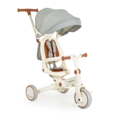 Детска сгъваема триколка 3 в 1 Byox - Compacto, Бежова