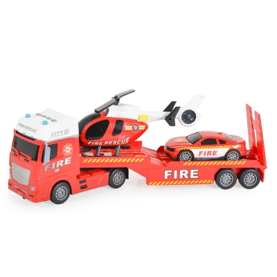 Игрален комплект Jin Jia Toys - Пожарен спасителен камион