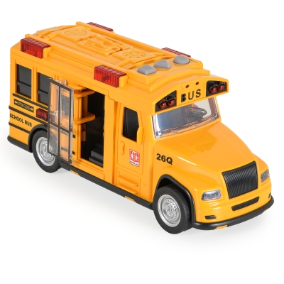 Детска играчка Jin Jia Toys - Училищен автобус, със звук и светлина