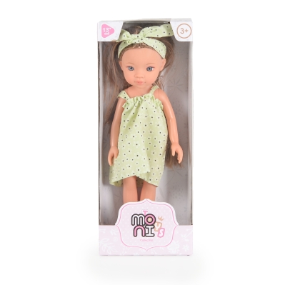 Детска кукла Moni Toys - Pretty Doll, 33 cm