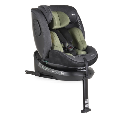 Стол за кола Cangaroo - Hoku, IsoFix, i-Size, 40-150 cm, Зелен