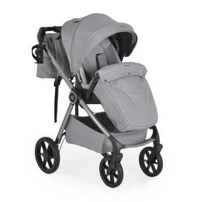 Бебешка количка 3 в 1 Cangaroo - Unique, Cloud Silver