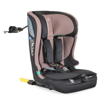 Детско столче за кола Moni - I-Drive, IsoFix, 76-150cm, Powder-Puff