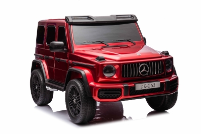 Акумулаторен джип Moni - Mercedes G63, 4x4, Червен металик