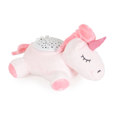 Нощна лампа и прожектор Moni Toys - Poppy, Розова
