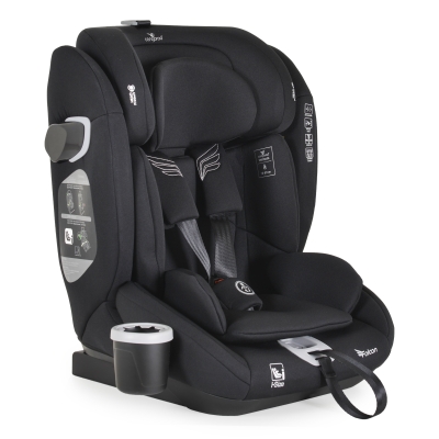 Столче за кола Cangaroo - Falcon, i-Size, 76-150 сm, Pirate - Black