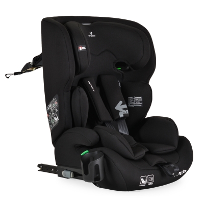 Столче за кола Cangaroo - Trip Midnight, i-Size, IsoFix, 76-150 cm, Black