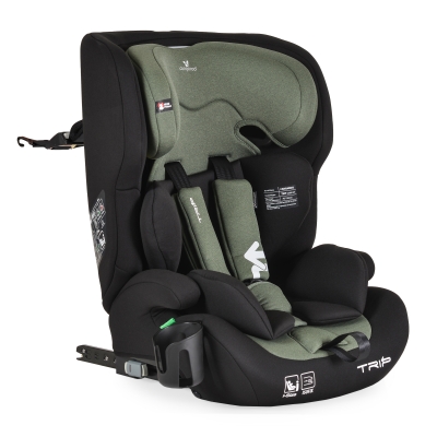Столче за кола Cangaroo - Trip Hunter, i-Size, IsoFix, 76-150 cm, Green