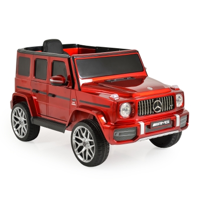 Акумулаторен джип Мoni - Mercedes-AMG G63, Червен металик