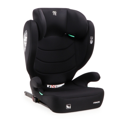 Стол за кола Moni - i-Race, i-Size, IsoFix, 100-150 cm, Cosmo-Black