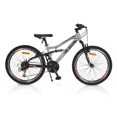 Велосипед със скорости Byox - Adventura 24", Grey