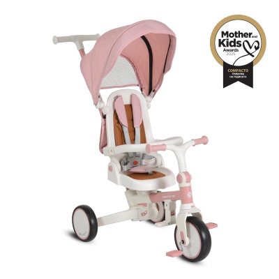 Детска триколка 4 в 1 Byox - Compacto, Розова