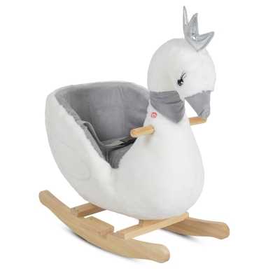 Плюшена люлееща се играчка Moni Toys - Swan