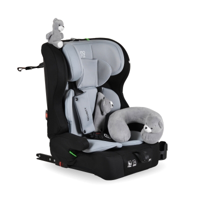 Столче за кола Moni - Security, i-Size, IsoFix, 76-150 сm, Space grey