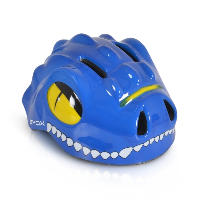Детска каска Byox - Dino, 48-54 cm, Синя