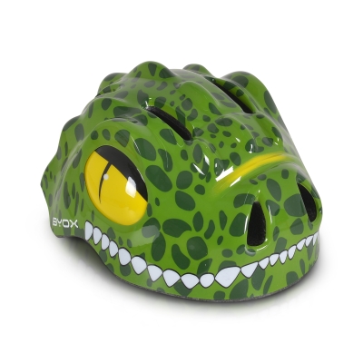 Детска каска Byox - Dino, 48-54 cm, Зелена