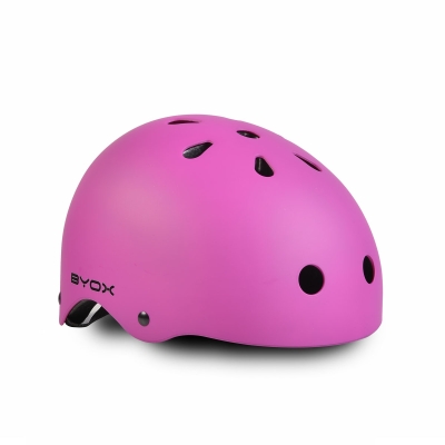Детска предпазна каска Byox - Skate Y09, 54-58 cm, Розова