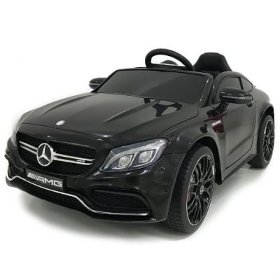 Акумулаторна кола Moni - Mercedes C63S, QY1588, черен металик