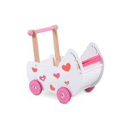 Дървена количка за кукли - Moni Toys