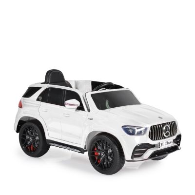 Акумулаторен джип Moni - Mercedes M Class, бял