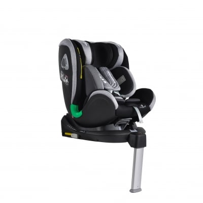 Столче за кола Cangaroo - Commodore, I-Size с Isofix 360°, тъмносиво