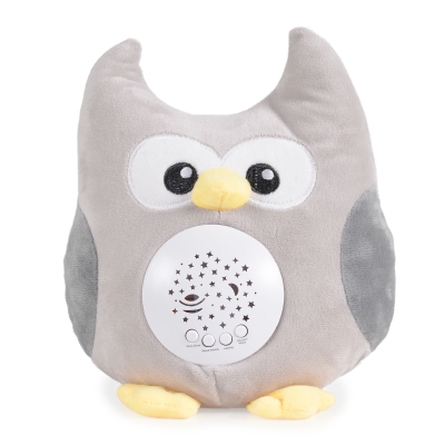 Нощна лампа с проектор Moni Toys - Сова