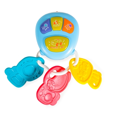 Детски музикален ключодържател Moni Toys - Car key, Син