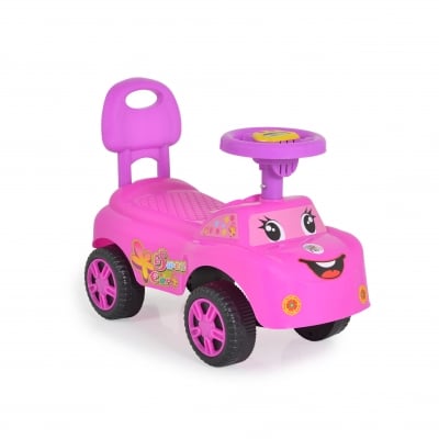 Кола за бутане Moni Toys - Keep Riding, розова