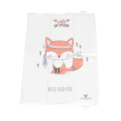 Сгъваема подложка за повиване Cangaroo - Wild & Free, 60 x 40 сm, Fox