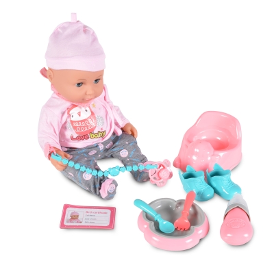 Пишкаща кукла Tutu love - С аксесоари, 36 сm