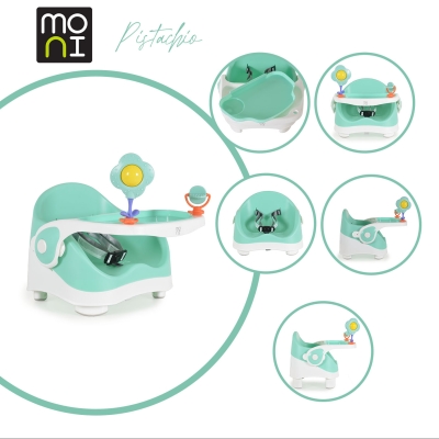 Повдигащо столче за хранене Moni - Pistachio, Мента