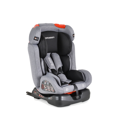 Столче за кола Moni - Dragon, IsoFix, 0-36 kg, Сиво