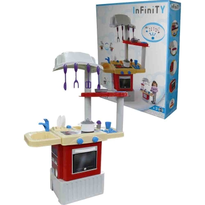 Детска кухня Polesie Toys - Infinity, с аксесоари