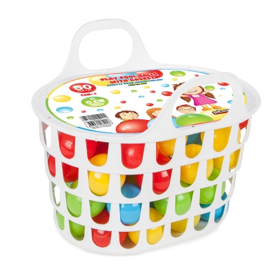 Топки за игра в кошница Pilsan - 50 броя, 6 сm