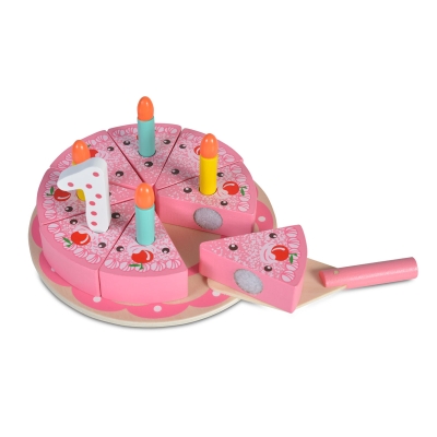 Дъврена играчка торта Moni Toys - Happy Birthday