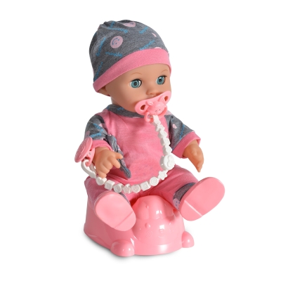 Пишкаща кукла Tutu love - 36 сm, с гърне и аксесоари