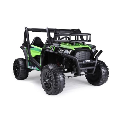 Акумулаторен джип Moni - Super UTV, Зелен