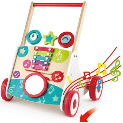 Музикална дървена проходилка Hape