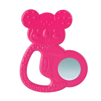 Охлаждаща чесалка за зъби Chicco - Коала, Розова, 4 m+