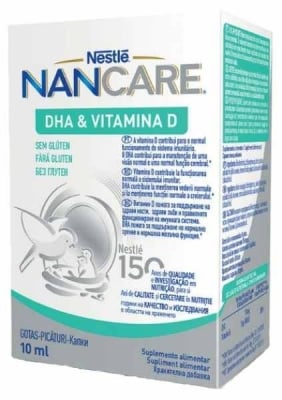 NESTLE NANCARE DHA, витамин D, капки, 10ml