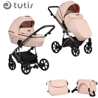 Комбинирана количка 2 в 1 Tutis - Viva 4 Lux, Rose Quartz