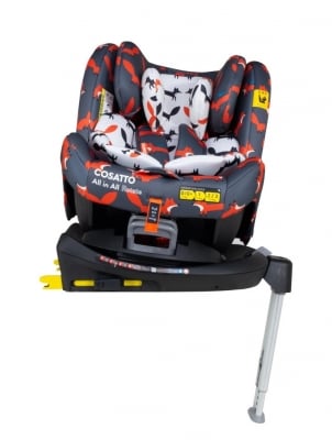 Столче за кола Cosatto - All in All Rotate, IsoFix, 0-36 kg, Charcoal Mister Fox