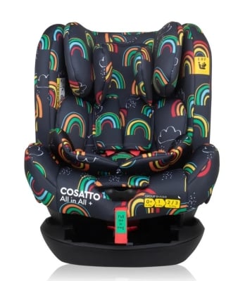 Столче за кола Cosatto - All in All +, IsoFix, 0-36 kg, Disco rainbow