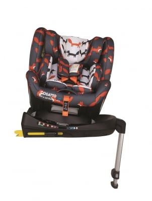 Столче за кола Cosatto - All in All Rotate, i-Size, IsoFix, 0-36 kg, Charcoal Mister Fox