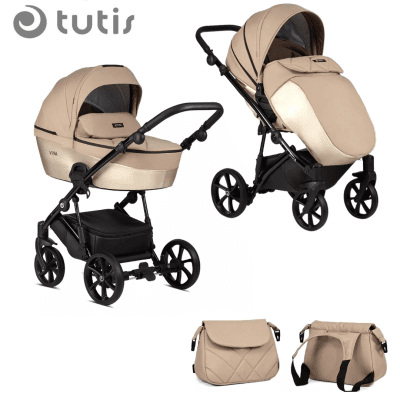 Комбинирана количка 2 в 1 Tutis - Viva 4 Lux, Amber Gold