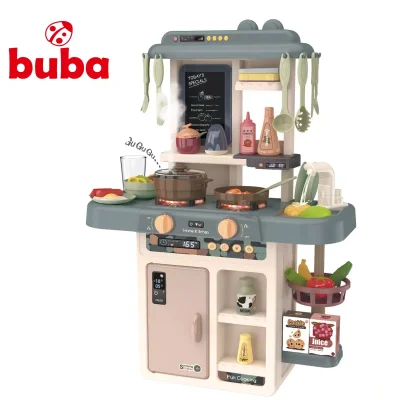 Детска кухня Buba - 42 части, Тъмносива