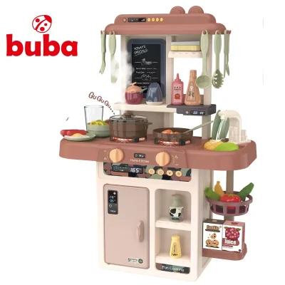 Детска кухня Buba - 42 части, Тъмнорозова
