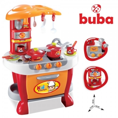 Детски комплект кухня Buba - Little Chef, Оранжева