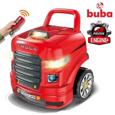 Детски интерактивен атомобил Buba - Motor Masters, Червен